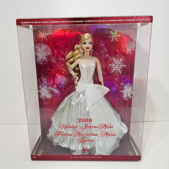 Rare Vintage 2008 Mattel Holiday Barbie Doll N5862 NEW in BOX, Unopened! - Picture 2 of 7